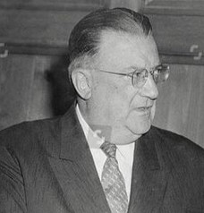 El Dr. Sengstaken poc abans de morir sobtadament per un infart de miocardi