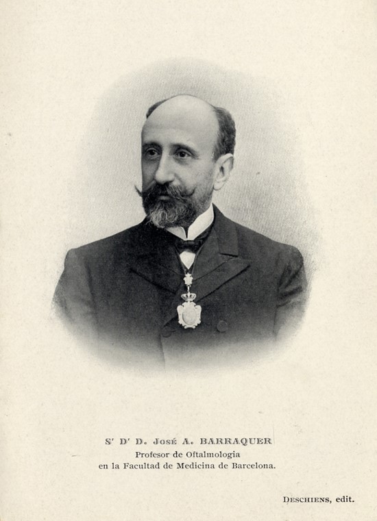 Professor Josep Antoni Barraquer Roviralta