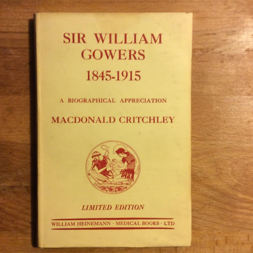 Biografia de William Gowers escrita per MacDonald Critchley