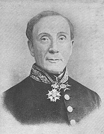 Charles Sédillot l'any 1860, amb l'uniforme de Metge inspector