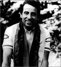 Erich Mühe en una cursa de bicicletes