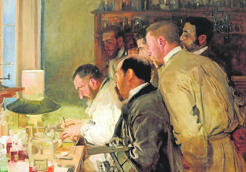 Una investigació, també anomenat El Dr. Simarro al laboratori, és un quadre del pintor espanyol Joaquín Sorolla realitzat en oli sobre llenç el 1897. Forma part del llegat fundacional del Museu Sorolla, Madrid.