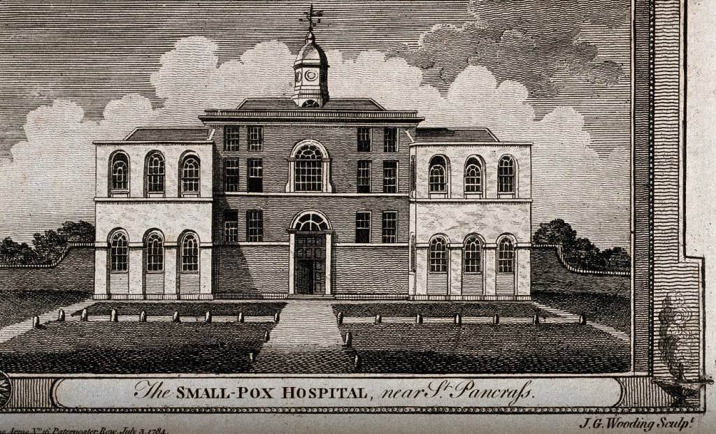 L’hospital de la verola de Londres pròxim a Sant Pancras