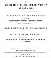 Tesi doctoral de Johann Friedrich Meckel