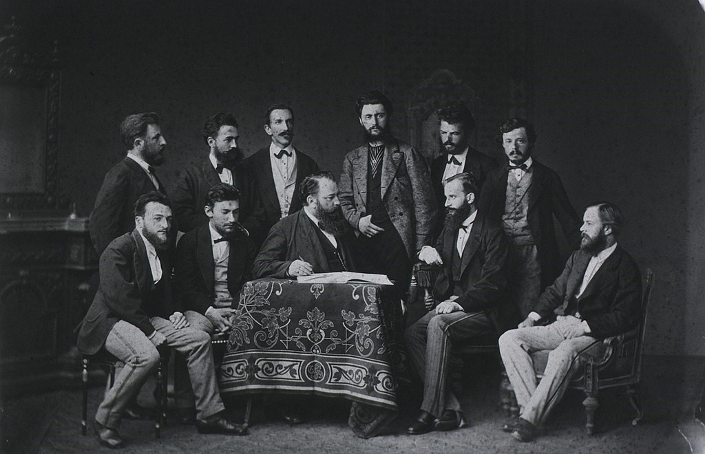 Theodor Billroth amb els seus assistents (1871). Asseguts i d'esquerra a dreta: Robert Gersuny, Vincenz Czerny, Billroth, Menzel, Steiner, Zweite. Drets i d’esquerra a dreta: Carl Gussenbauer, Lobmayer, Sattler, Vladan Gjorgjeviç, Pernitza, Pfleger.