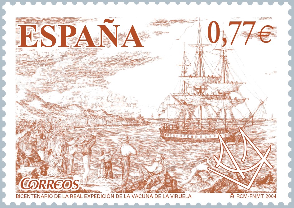 Corbeta Maria Pita on embarca l'expedició filantròpica de la vacuna