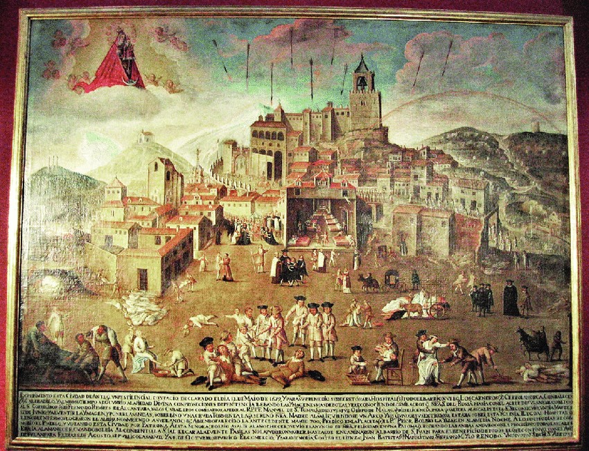 Exvot ofert a la Verge del Rosari d'Antequera en ocasió d'una epidèmia de 1679 que va afectar la ciutat d'Antequera (Museo de Antequera)