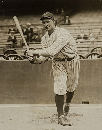 Lou Gehrig, jugador dels New York Yankees, el 1923