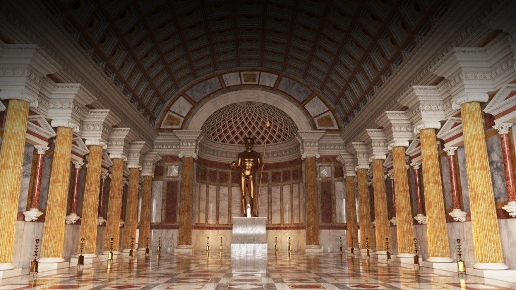Reconstrucció virtual del temple de Serapis