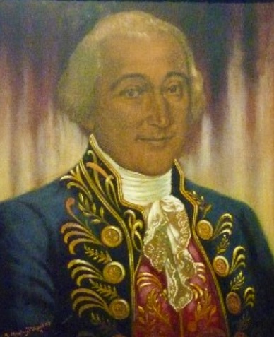 Dr. José Felipe Flores, retrat d'autor desconegut (s. XVIII), exhibit en el
Museu de la Universitat de San Carlos de Guatemala