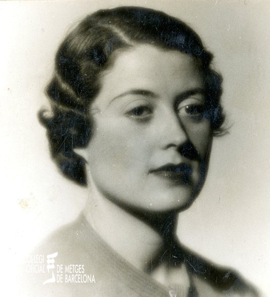 Foto feta el 1934 de Serafina Palma, quan s'inscriu al Col·legi de Metges de Barcelona