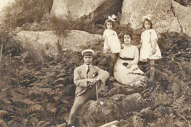 El Dr. Josep Moll i la seva família