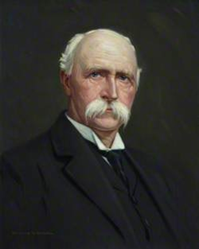 Sir William Macewen (1848–1924), pintat per Charles R. Dowell (c.1876–1935), propietat del Royal College of Physicians and Surgeons de Glasgow