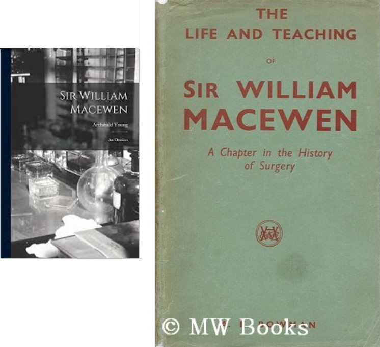 Biografies de William Macewen, que expliquen una autèntica vida d'aventures