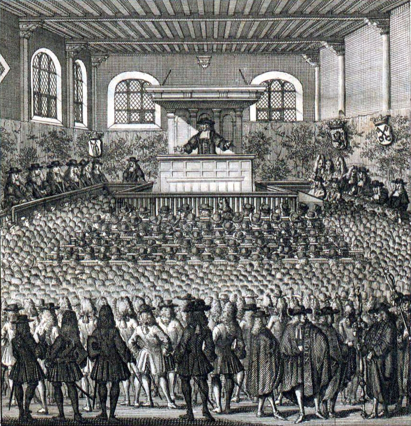 Conferència de Herman Boerhaave en el segle XVIII