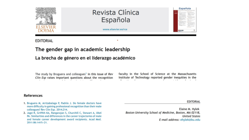 Editorial d'una investigadora americana