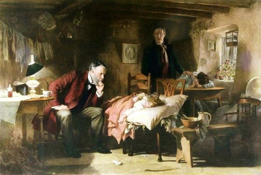 “El doctor”, de Luke Fildes, 1891.  Tate Britain, Londres