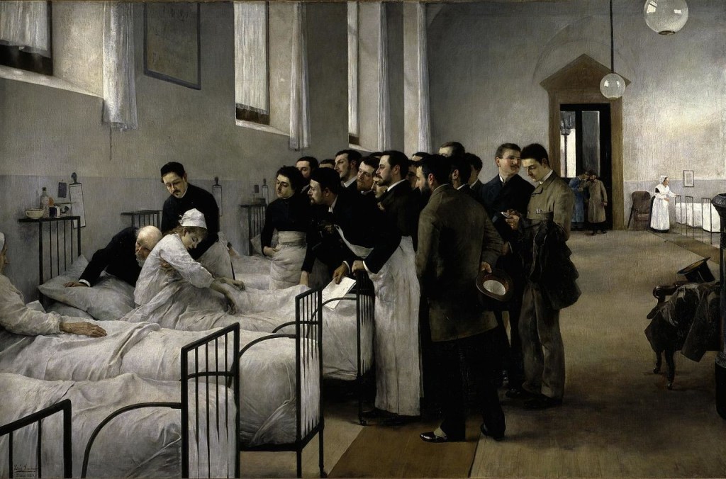 Una visita a l'hospital de Luis Jiménez Aranda