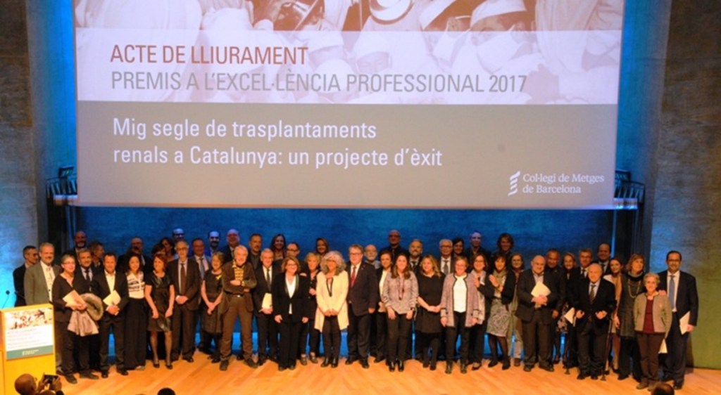 Acte amb tots els premiats de l'any