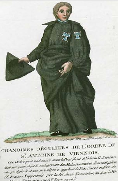 Hàbit dels canonges de sant Antoni de Viena