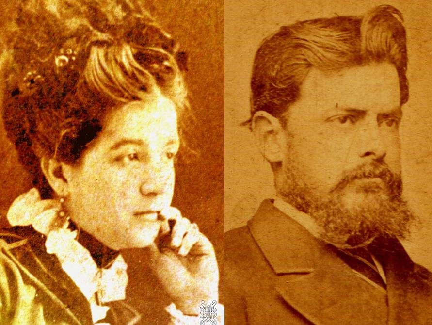 Joan Bialet poc temps després d'arribar a l'Argentina i la seva esposa