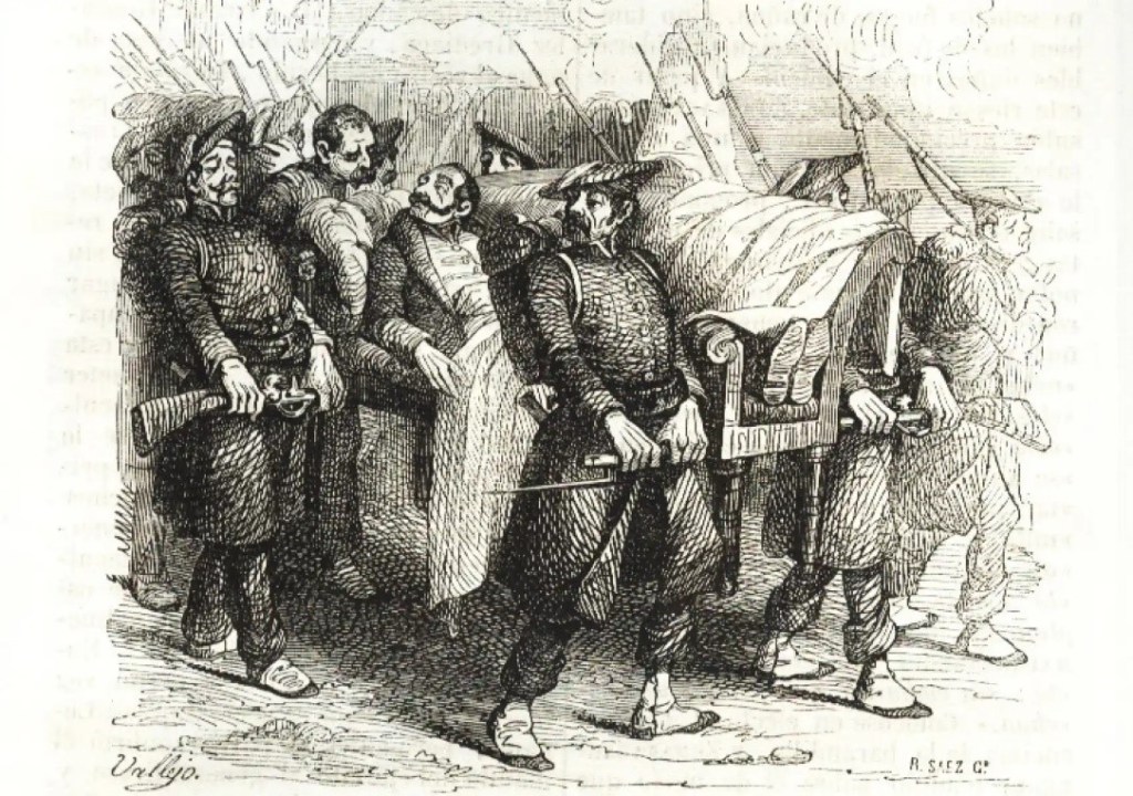 Trasllat del general a Zegama