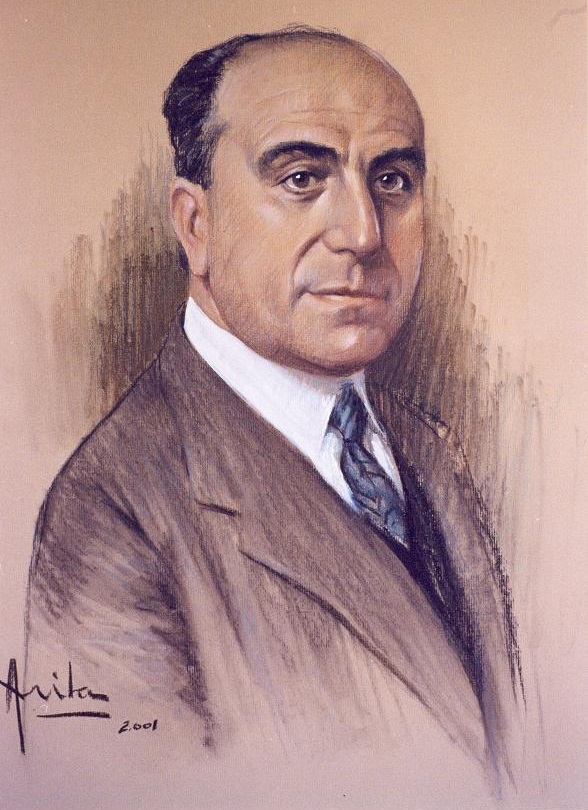 Dr. Enrique Suñer, catedràtic de pediatria i fundador de l'Escola Nacional de Puericultura, d'ideologia monàrquica i ultra-conservadora