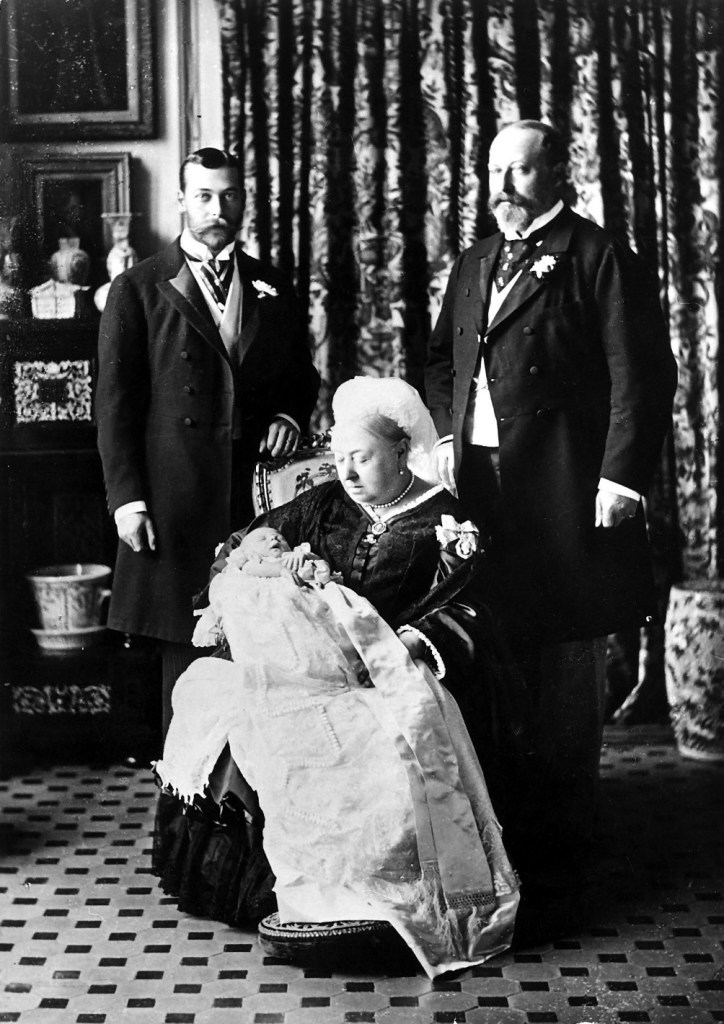 La reina Victòria amb el bebè, el futur Eduard VII