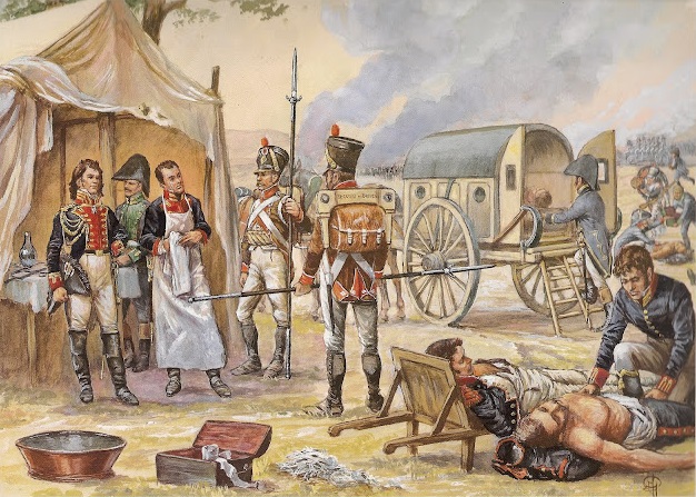 Una ambulància per retornar el malalt a un hospital després de ser operat on va ser ferit. El cirurgià s'ha desplaçat per tractar-lo.