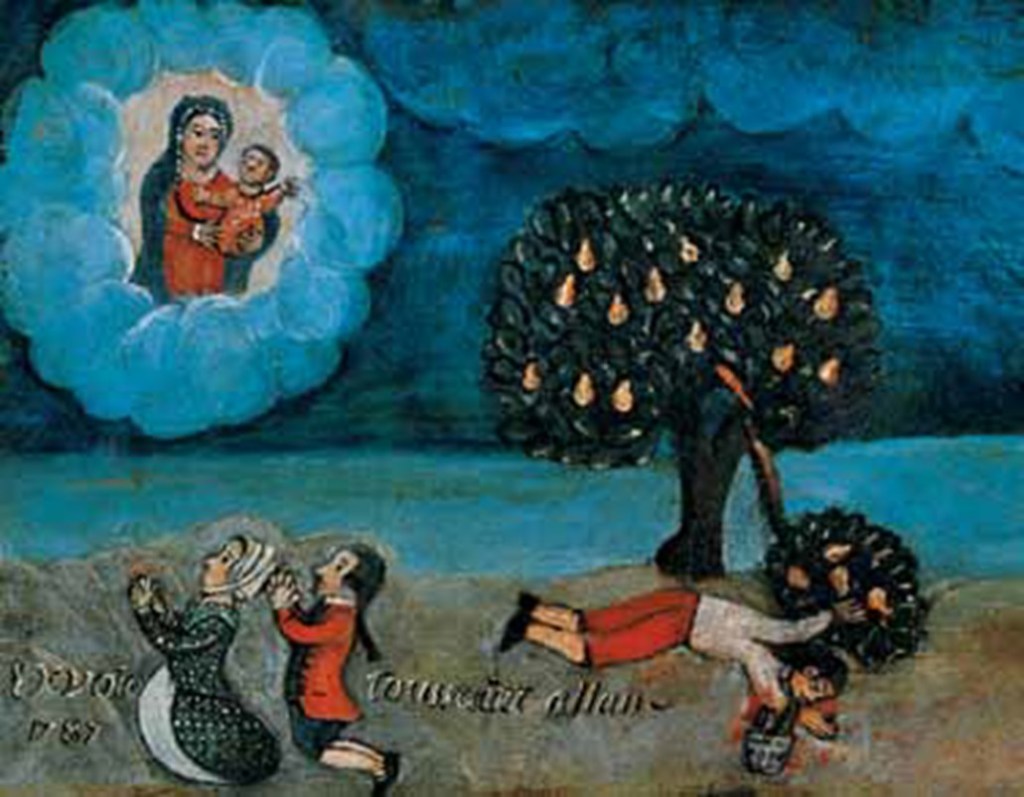 Caiguda d'un arbre, 1787. Col·legiata de Saint-Paul a Hyères