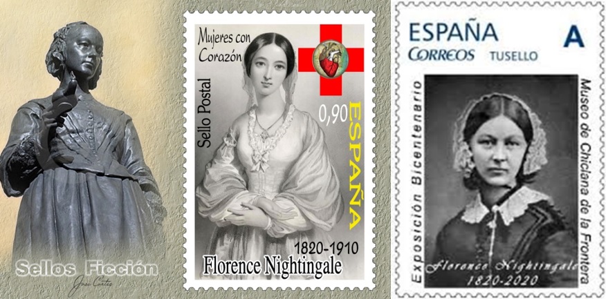 Segells espanyols en honor de Florence Nightingale