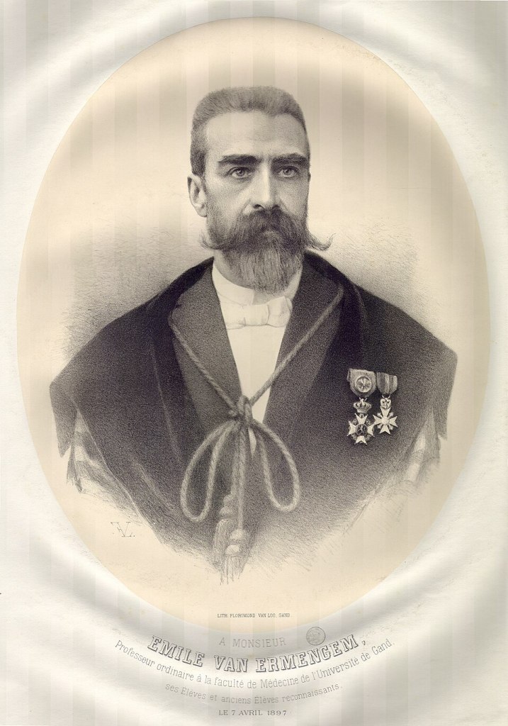 Émile van Ermengem, cap del laboratori de Bacteriologia i del laboratori de Medicina Forense de la Universitat de Gant