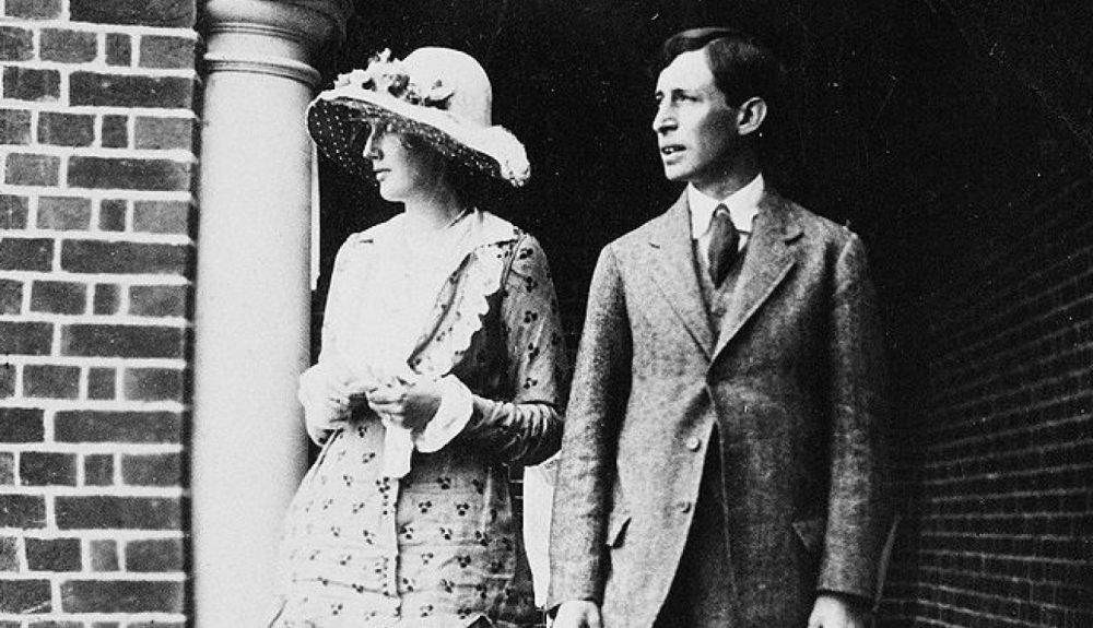 Foto del seu casament amb Leonard