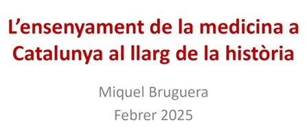 Conferència el mes de febrer de 2025