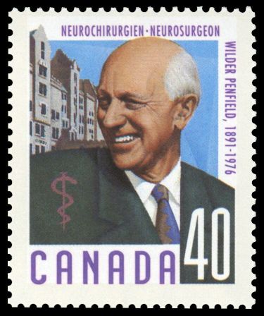 Segell del Canadà amb la imatge de Penfield