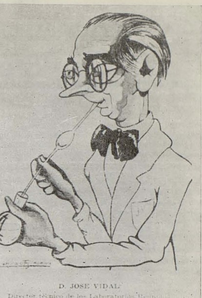 Caricatura del Dr Vidal Munné