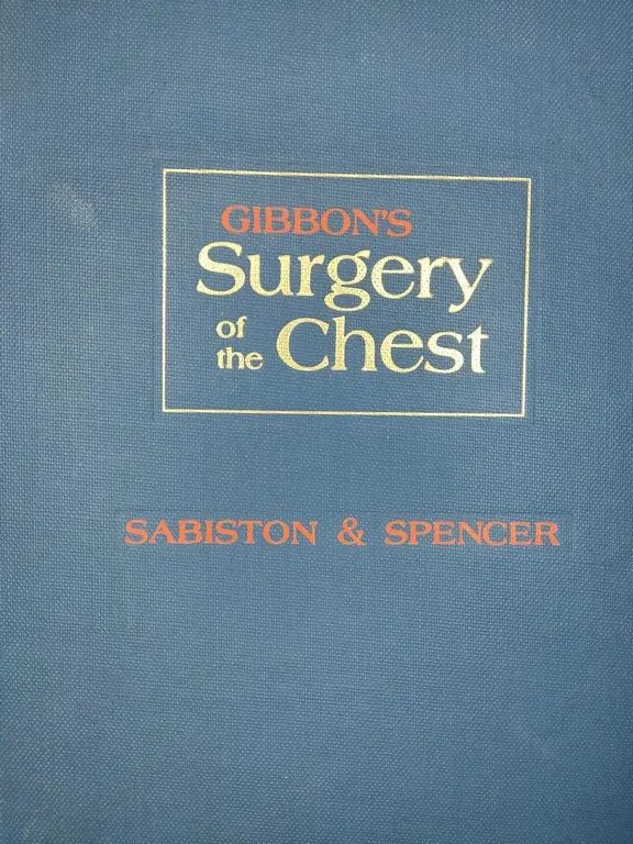 Text de cirurgia toràcica de John Gibbon