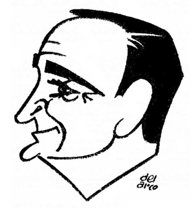 Caricatura del Dr Carles Ribas i Magri