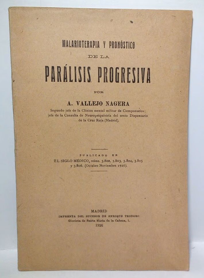 Llibre de Vallejo-Nájera sobre piretoteràpia