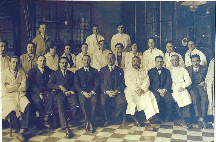 Components de l'Institut de Fisiologia. La majoria es van exiliar.